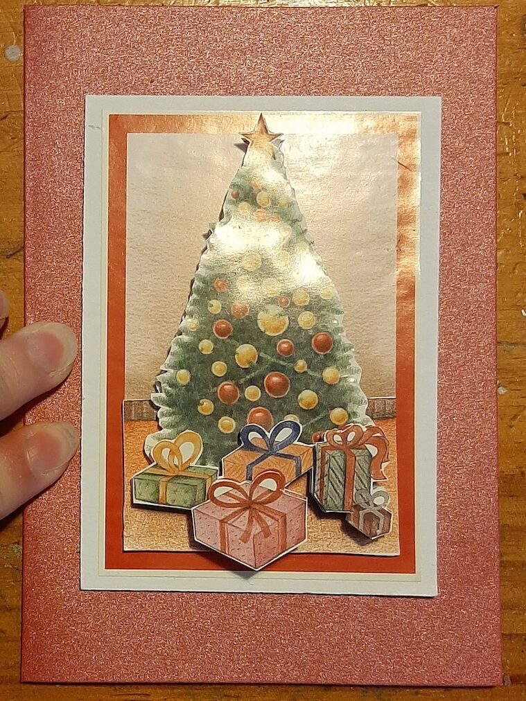 Christmas Tree Card FInished